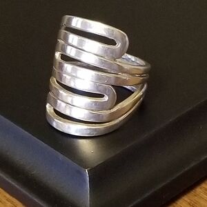 Silpada Sterling Silver Maze Ring
